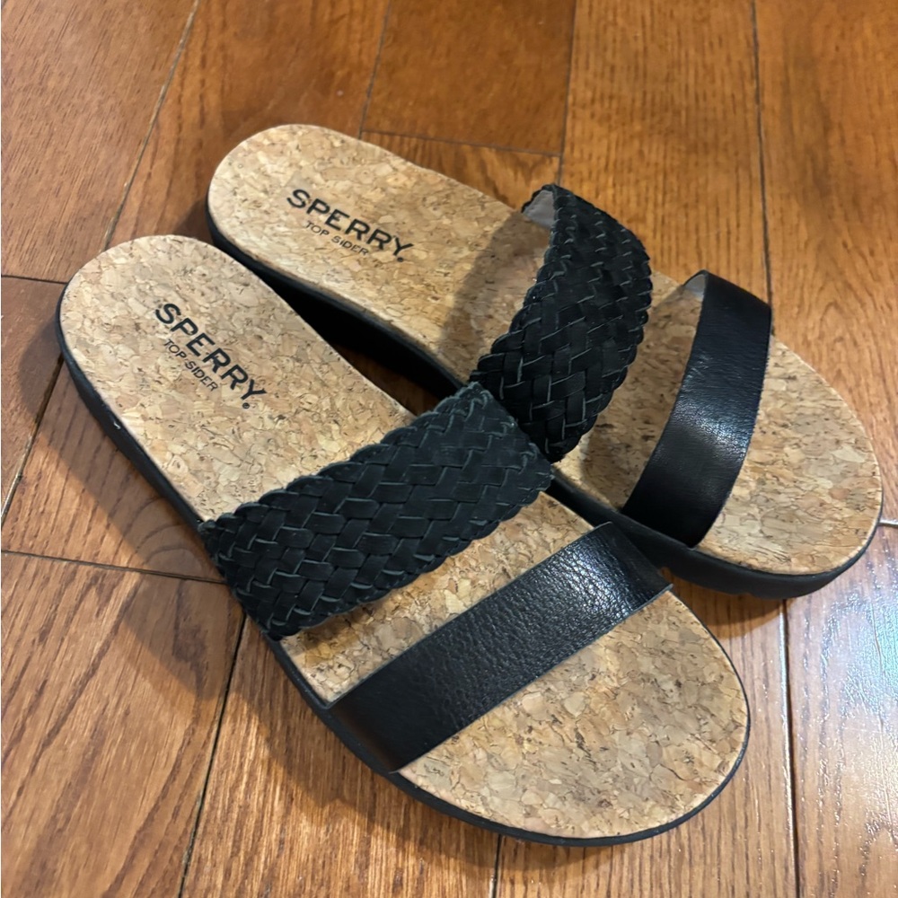 Sperry Women's Black Slide Sandals size women’s 7.5